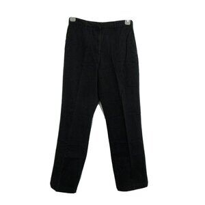 Tommy Hilfiger Womens Pants Size 6 Black Casual 4 Pockets Flat Front Belt Loops